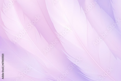 Beautiful Fluffy Pale Purple Color Feather Abstract Feather Background © Anastasiia