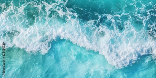 Enchanted Azure Waters Serene Tranquil Vibrant, Generative AI