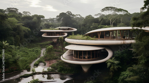  A Waterfall House in Iquitos, Peru.