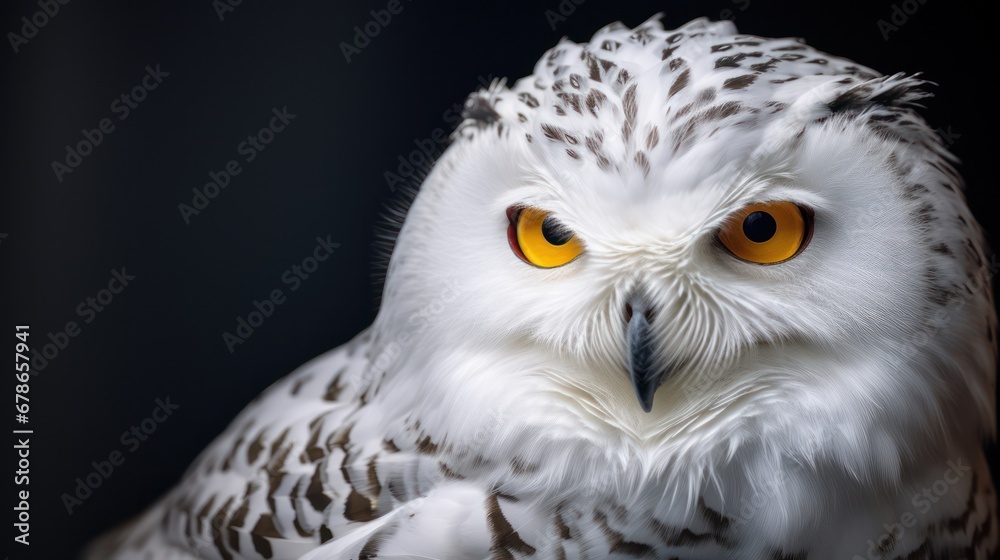 Obraz premium portrait of a horned owl