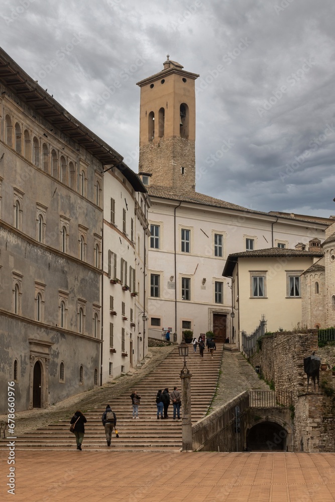 Piazza del Duomo - Spoleto - Perugia - Umbria - Italia.