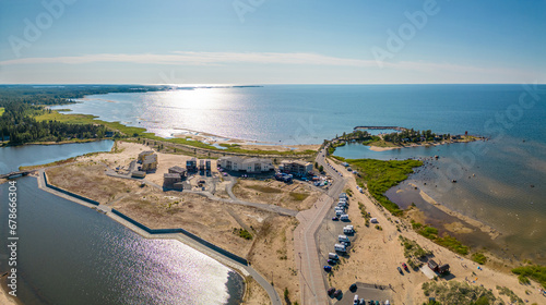 Sandy beaches of Hiekkasärkät, Kalajoki, Finland. photo