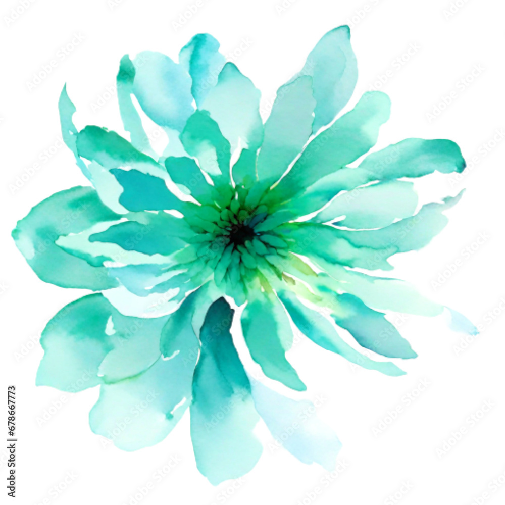 Obraz premium blue and white flower