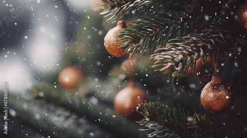 Natal, árvore de Natal, neve Dezembro