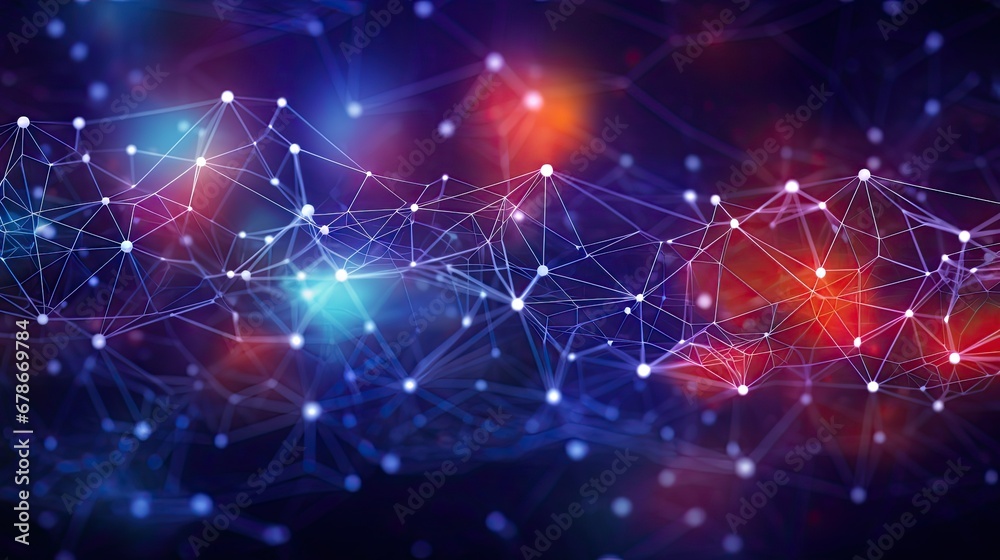 Abstract technology background of a  quantum computing