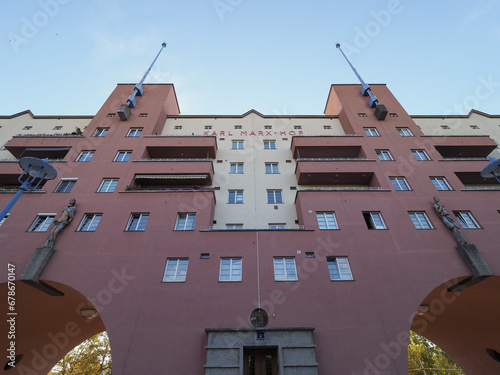 Karl-Marx-Hof building in Vienna photo