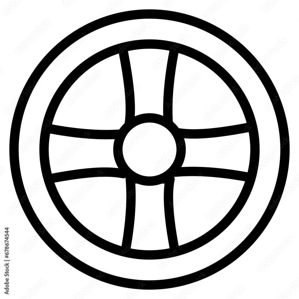 Obraz premium wheel line