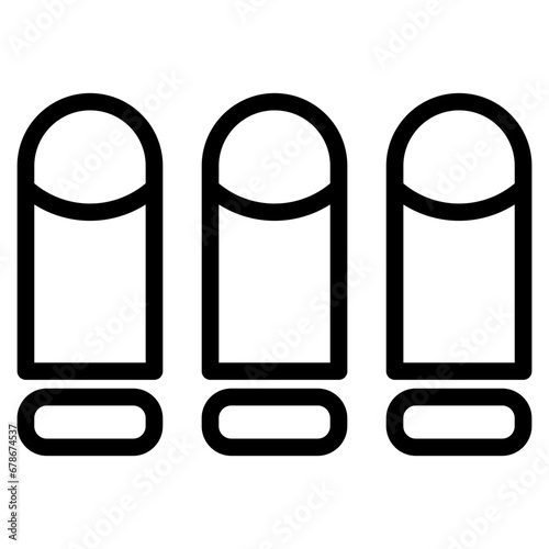 three bullet line
