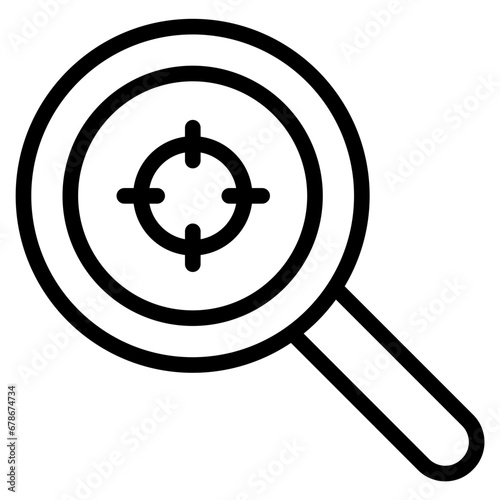 target search line