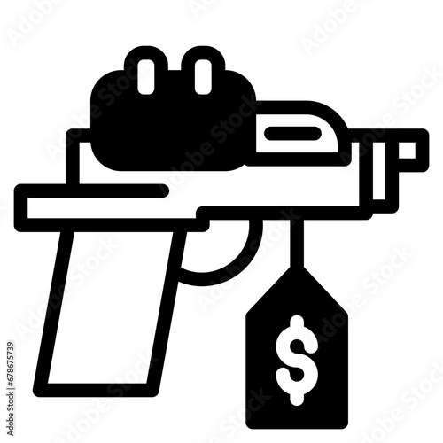 gun with price tag  dualtone