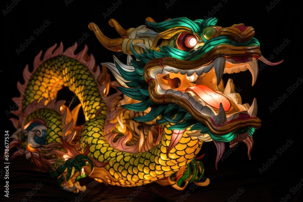 chinese dragon statue