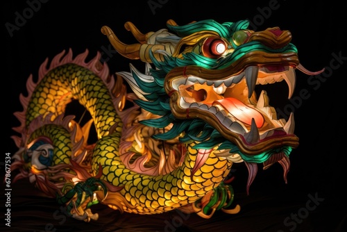 chinese dragon statue © Marharyta