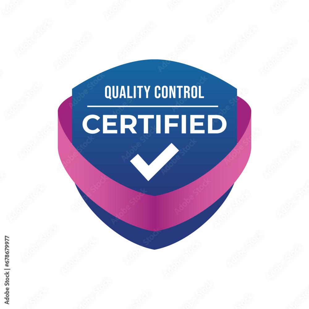 Certified Badge, label, logo Design isolated on white background Certified Badge, label, logo Design isolated on white background
