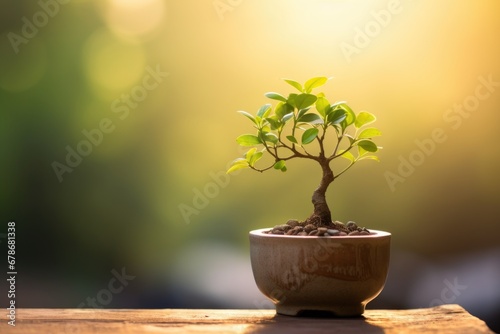 Tree in a pot
