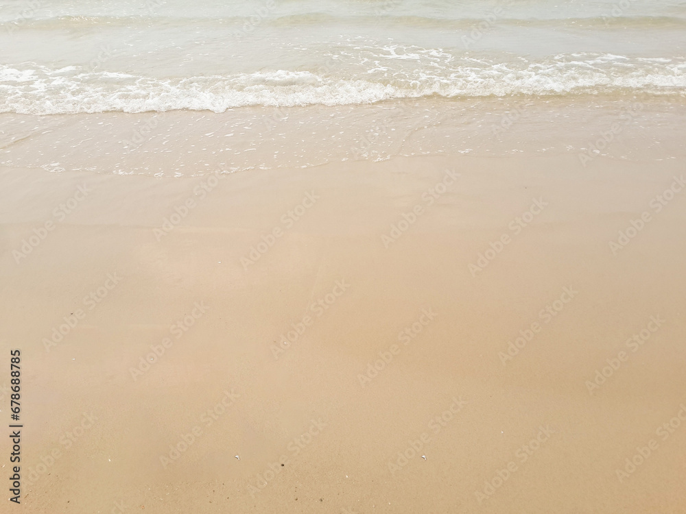wave of sea beach on sandy shore wave of sea beach on sandy shore