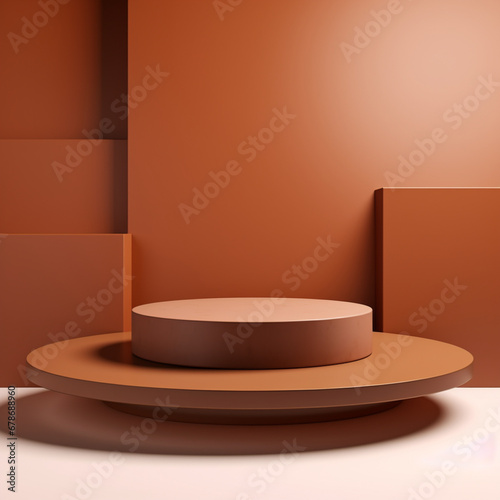 3d render of a plate