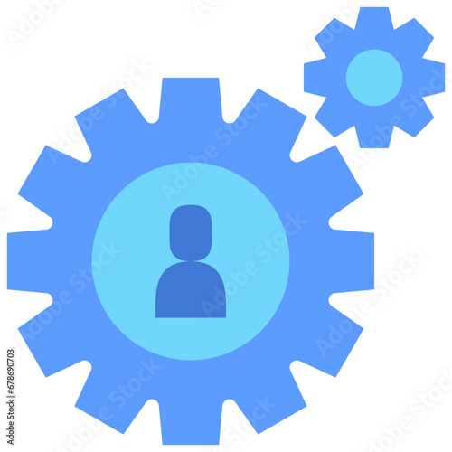 hr management flat icon
