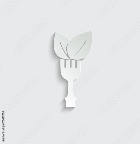 Vegetarian food icon vegan food icon vector 