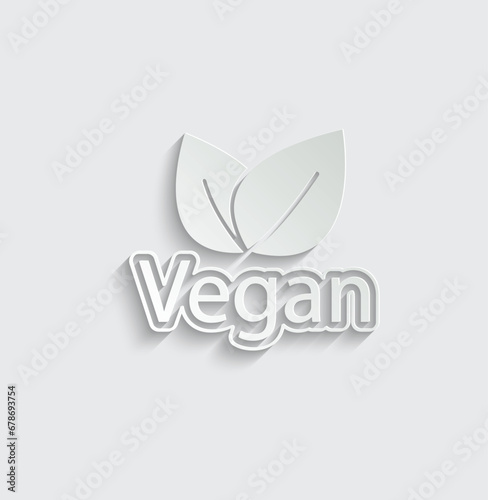 Vegetarian food icon vegan food icon vector 
