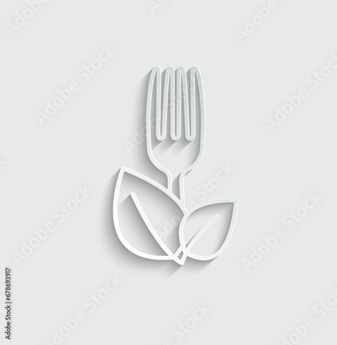 Vegetarian food icon vegan food icon vector 
