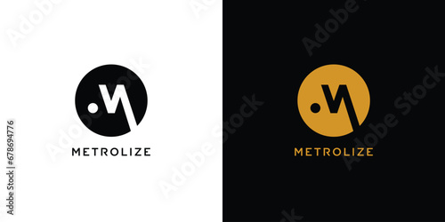 Modern and unique letter M initials logo design 2