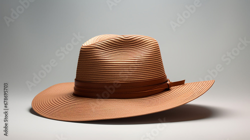 Large women`s hat, pastele colour, High resolution created with Generative Ai photo