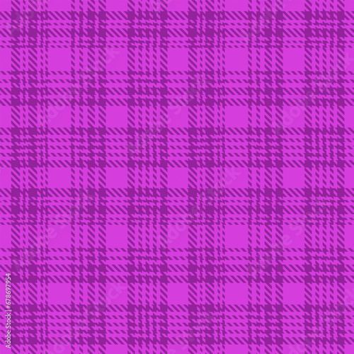 Purple Tartan Plaid Pattern Seamless. Check fabric texture for flannel shirt, skirt, blanket 