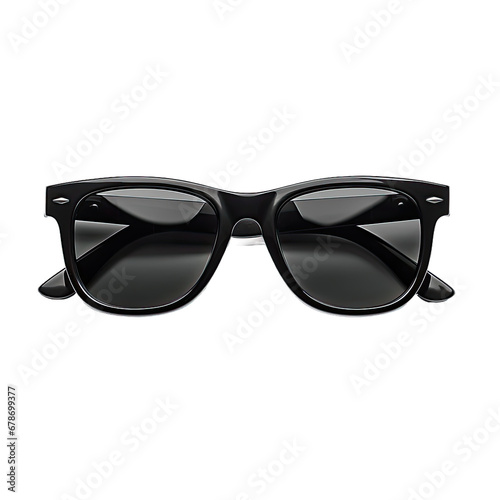 Shades of Chic, Close-Up of Sleek and Stylish Black Sunglasses