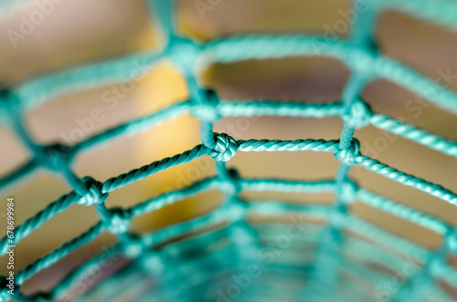 mesh rope knot close up photo