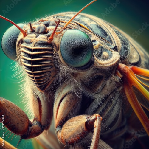 close up of insect macro background © Deanmon