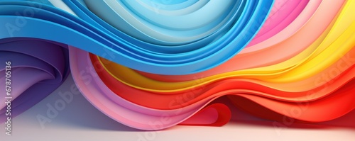 colorful abstract wave background illustration