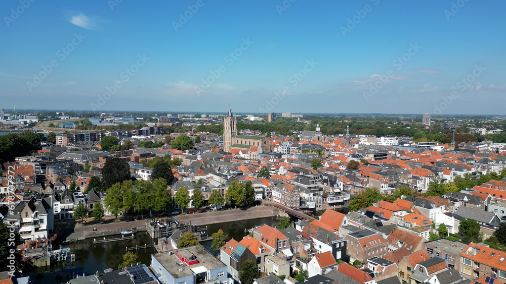 Bird's-Eye Bliss: Overlooking Gorinchem, the Picturesque Dutch City