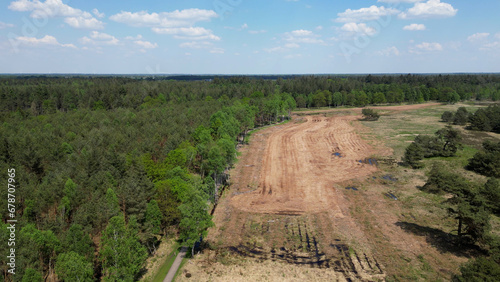 A Glimpse of Deforestation, Half-Empty Fields, and the Remaining Forest Canopy