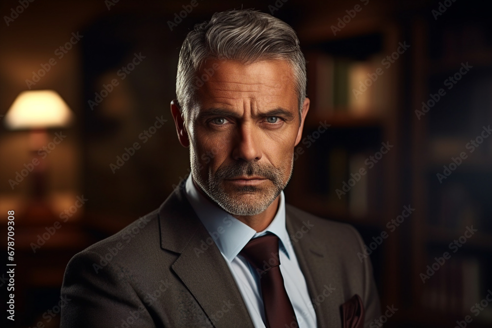 Generative ai modern technology portrait of attractive virile man specialist ceo in office Generative ai modern technology portrait of attractive virile man specialist ceo in office