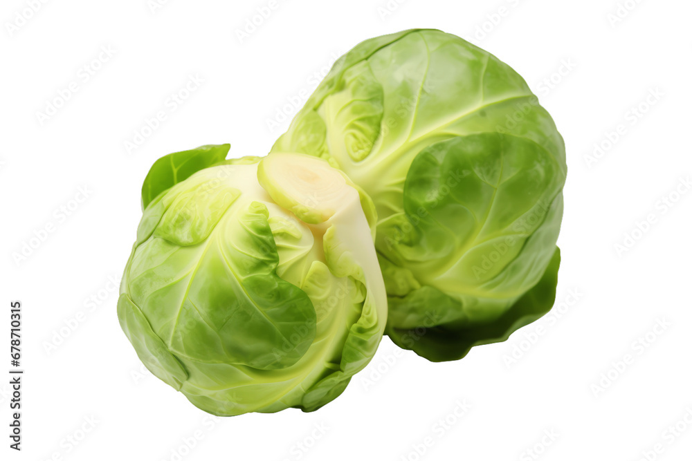 a brussels sprout on white transparent background a brussels sprout on white transparent background