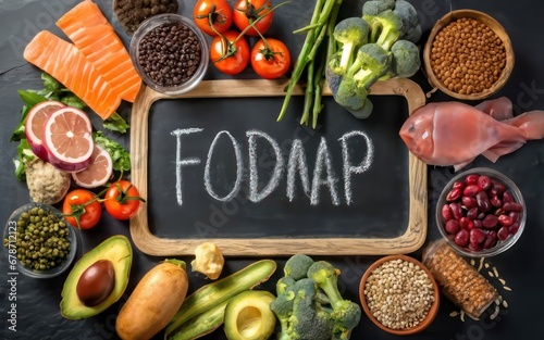 FODMAPS, fermentable oligosaccharides, disaccharides, monosaccharides and polyols, IBS SIBO irritable bowel syndrome leaky gut syndrome foods photo