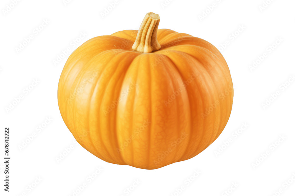 A pumpkin on a white transparent background A pumpkin on a white transparent background