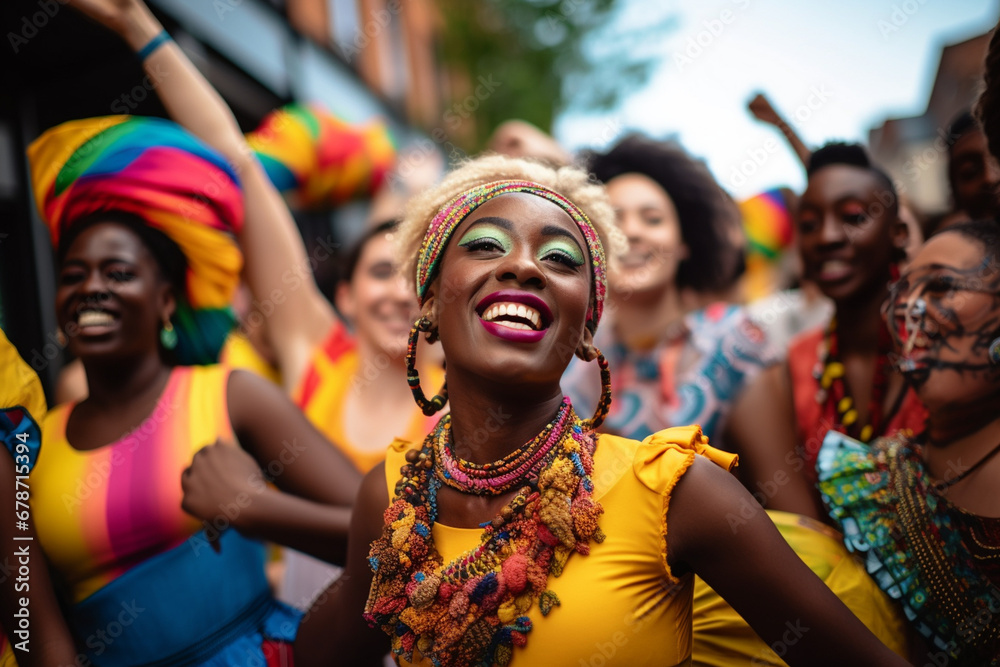 Fototapeta premium Unity in Diversity: A Multicultural Community Gathering