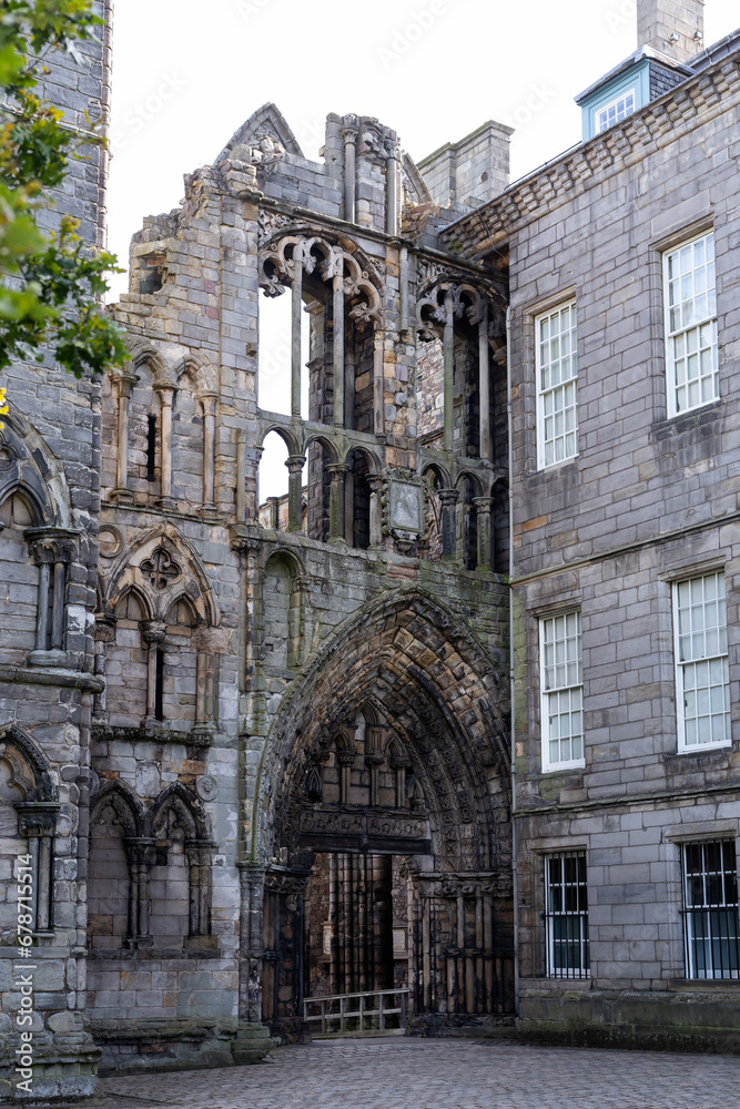 The Palace of Holyroodhouse in Edinburgh, Scotland, September 8 2023