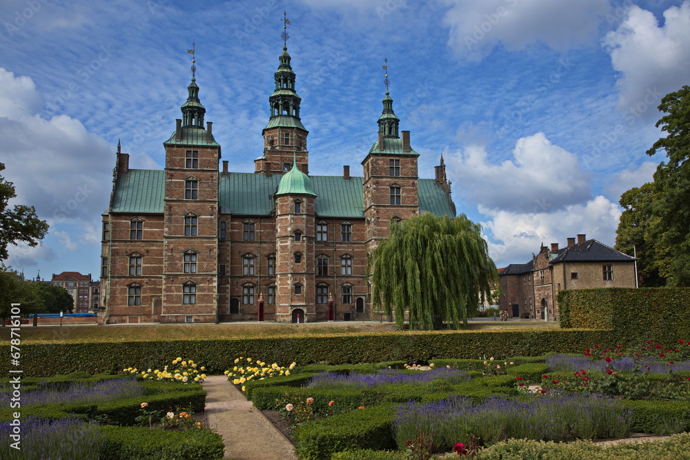 Rosenborg Castle in Copenhagen, Denmark, Europe, Northern Europe
