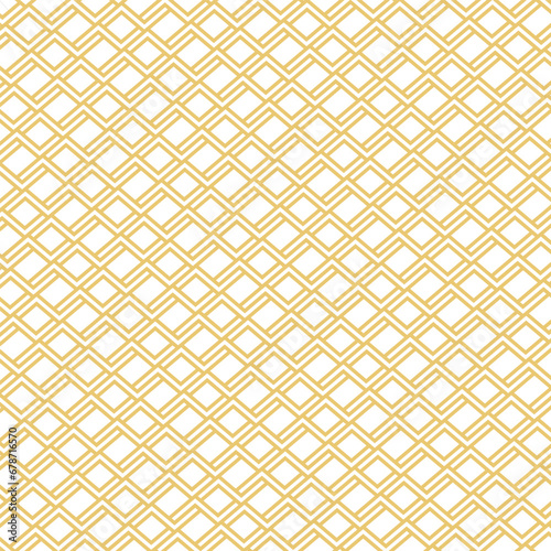 Wallpaper Mural Luxury gold background pattern seamless geometric line stripe chevron square zigzag abstract design vector. Christmas background. Torontodigital.ca