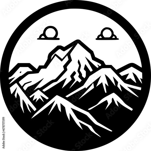 Mountain - High Quality Vector Logo - Vector illustration ideal for T-shirt graphic