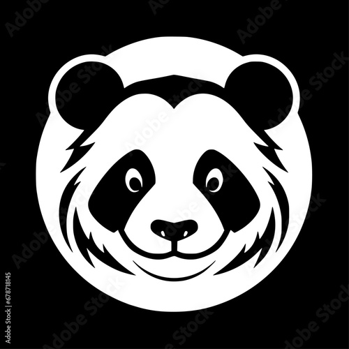 Panda - High Quality Vector Logo - Vector illustration ideal for T-shirt graphic