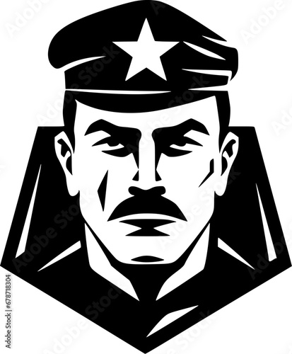 Military - High Quality Vector Logo - Vector illustration ideal for T-shirt graphic