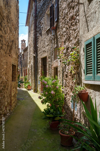 Fototapeta Naklejka Na Ścianę i Meble -  Lugnano in Teverina, old town in Terni province, Umbria