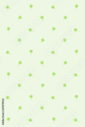 four-leaf clover pattern