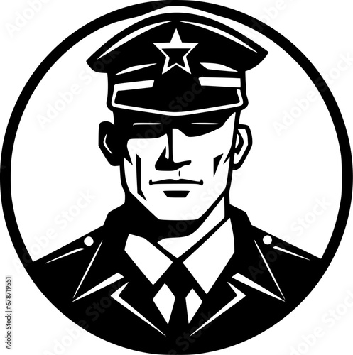 Military | Minimalist and Simple Silhouette - Vector illustration