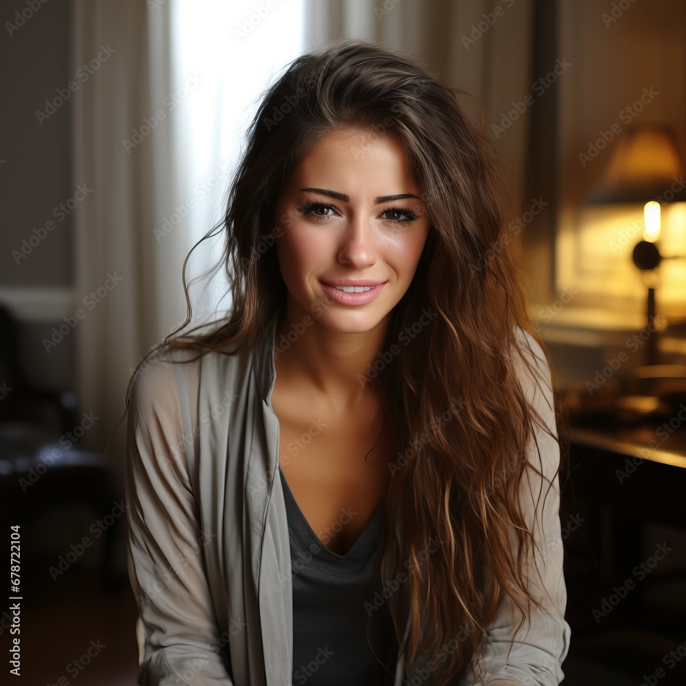A woman is upset and crying, a man is hysterical and depressed, a manifestation of negative emotions