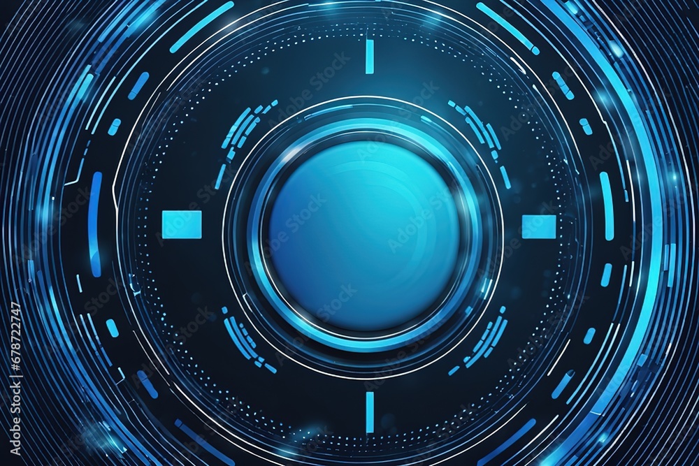 Premium Abstract Conceptual HUD and circuit board space futuristic technology ui interface hologram for business and education.AI generated Premium Abstract Conceptual HUD and circuit board space futuristic technology ui interface hologram for business and education.AI generated