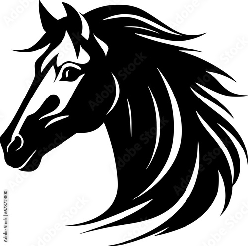 Horse - High Quality Vector Logo - Vector illustration ideal for T-shirt graphic